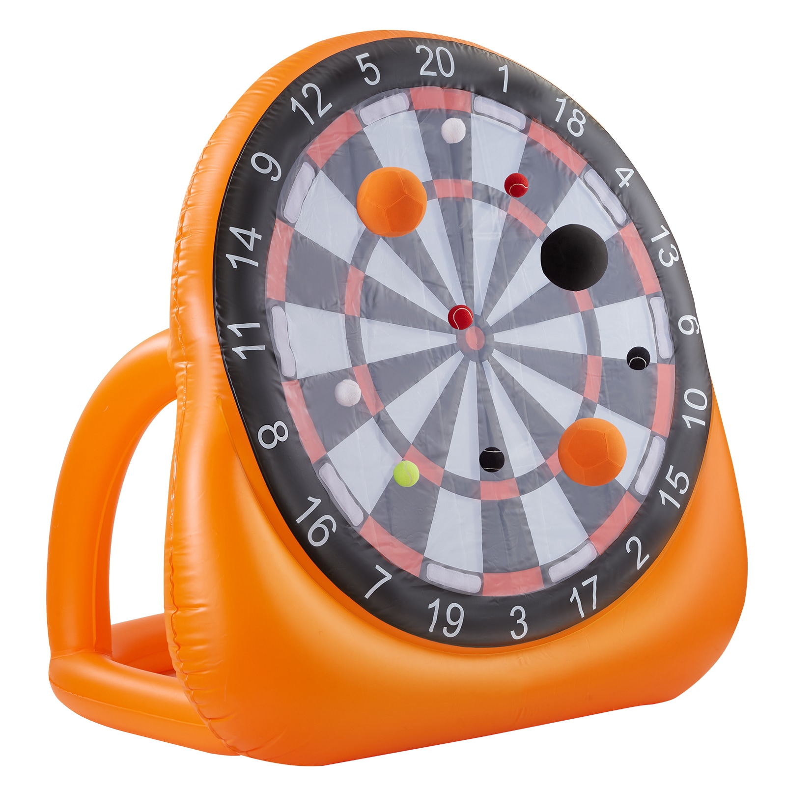 Inflatable Football Dart Board For Kids With Kick Balls And Pump_voghion.com